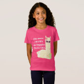 Funny more Drama llama add message t shirt (Voorkant volledig)