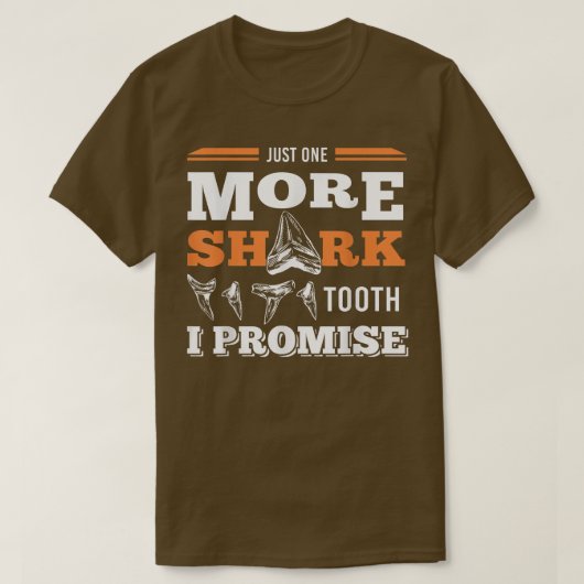 Funny more Shark Teeth T-shirt (Design voorkant)