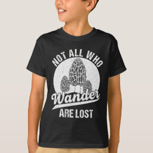 Funny Morel Mushroom Gift Foraging Mushroom Huntin T-shirt