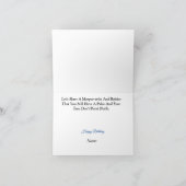 Funny Morgue Toes met Label Birthday Kaart (Binnen)