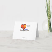 Funny Morgue Toes met Label Birthday Kaart (Achterkant)