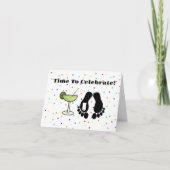 Funny Morgue Toes met Label Birthday Kaart (Voorkant)