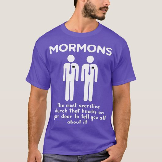 Funny Mormon LDS Missionary T-shirt (Voorkant)