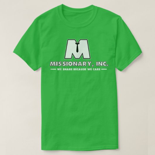 Funny Mormon Missionary Inc  T-shirt (Design voorkant)