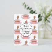 Funny Morning Coffee Briefkaart (Staand voorkant)