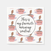 Funny Morning Coffee Servet (Voorkant)