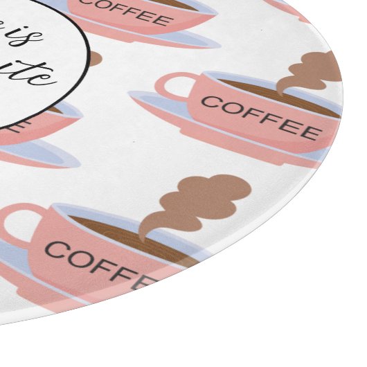 Funny Morning Coffee Snijplank (Hoek)