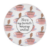 Funny Morning Coffee Snijplank (Voorkant)