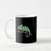 Funny Morning Person Coffee Lover Chameleon  Koffiemok (Links)