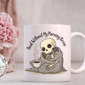 Funny Morning Skeleton Coffee Mok