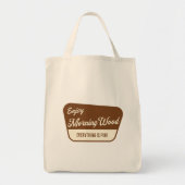 Funny Morning Wood Everything is Pine Tote Bag (Voorkant)