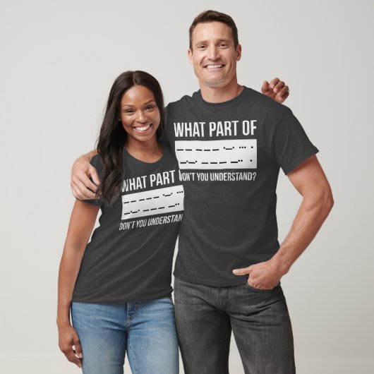 Funny Morse Code Shortwave Ham Radio Gift T-shirt (Unisex)