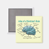 Funny Mortician Gifts Magneet (Voorkant / Achterkant)