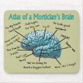 Funny Mortician Gifts Muismat (Voorkant)