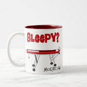 Funny Mortician Gifts Tweekleurige Koffiemok (Links)