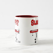 Funny Mortician Gifts Tweekleurige Koffiemok (Center)