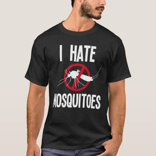 Funny Mosquito Apparel | Amazing Mosquitoes Hater T-shirt (Voorkant)