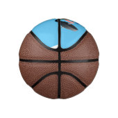 Funny mossel die cartoon illustreren basketbal (Rechts)