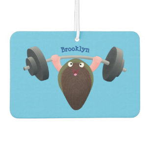 Funny mossel die cartoon illustreren luchtverfrisser