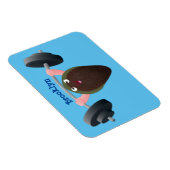 Funny mossel die cartoon illustreren magneet (Rechterzijde)