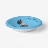 Funny mossel die cartoon illustreren papieren kommen (Gebogen)