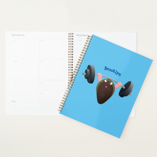 Funny mossel die cartoon illustreren planner (Display)