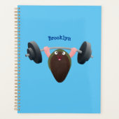 Funny mossel die cartoon illustreren planner (Voorkant)