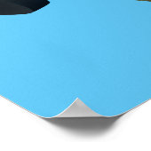 Funny mossel die cartoon illustreren poster (Hoek)