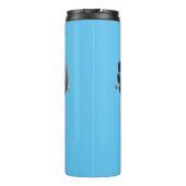 Funny mossel die cartoon illustreren thermosbeker (Achterkant)