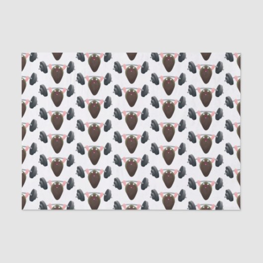 Funny mossel die cartoon illustreren tissuepapier (Voorkant)