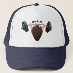 Funny mossel die cartoon illustreren trucker pet