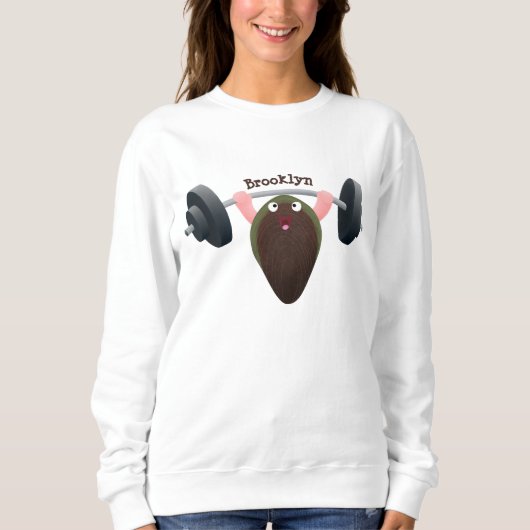 Funny mossel die cartoon illustreren trui (Voorkant)