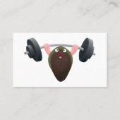 Funny mossel die cartoon illustreren visitekaartje (Achterkant)