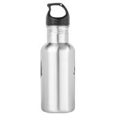 Funny mossel die cartoon illustreren waterfles (Achterkant)
