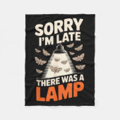 Funny Moth Collector Collecting Ledopterology Men  Fleece Deken (Voorkant)