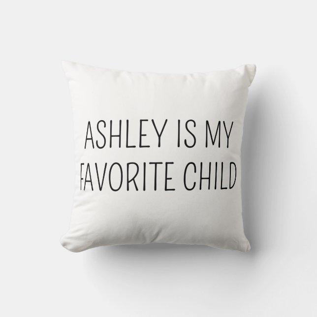 Funny Mother Pillow, Funny Father Gift, Favorite C Kussen (Voorkant)