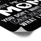 Funny Mother's Day Gift For Moms Womens Its Simple Poster (Hoek)