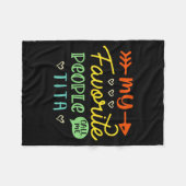 Funny Mother's Day Gift My Favorite People Call Me Fleece Deken (Voorkant (Horizontaal))