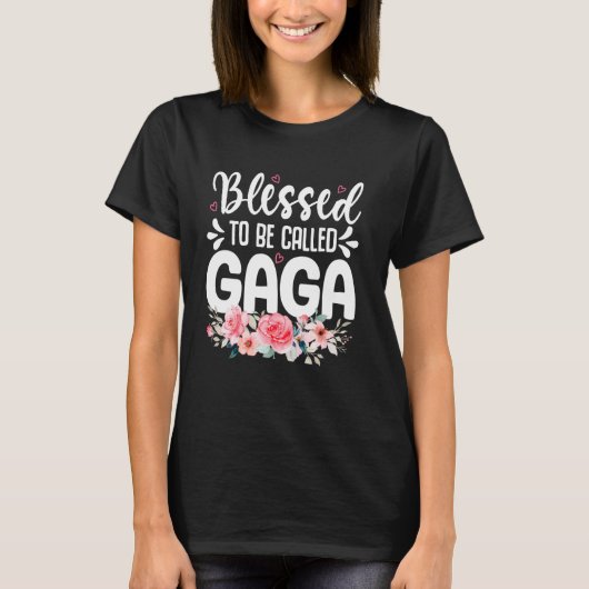 Funny Mother's Day Grandma Blessed To Be Called Ga T-shirt (Voorkant)