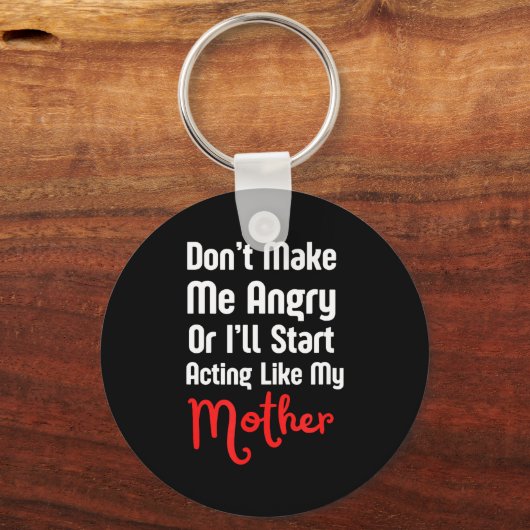 Funny Mother's Day  Sleutelhanger (Voorkant)