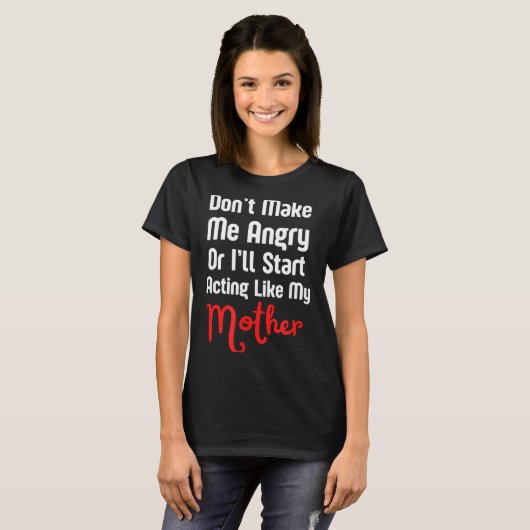Funny Mother's Day  T-shirt (Voorkant volledig)