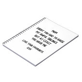 Funny Mothers Notitieboek (Linkerzijde)