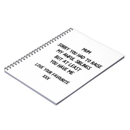 Funny Mothers Notitieboek (Linkerzijde)