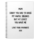 Funny Mothers Notitieboek (Voorkant)