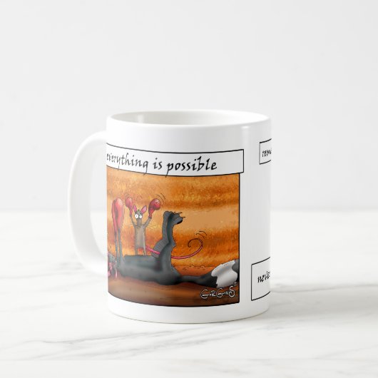 Funny Motivatie Mok (Voorkant links)