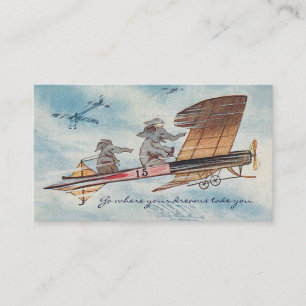 Funny Motivatie-spreker Pilot Travel Two-Sided Visitekaartje