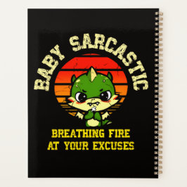 Funny Motivational Dragon - Burn Your Excuses Planner