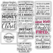 funny Motivational quotes for life To Inspire You Sticker (Voorkant)