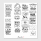 funny Motivational quotes for life To Inspire You Sticker (Vel)