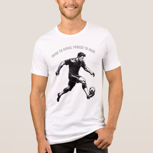 Funny & Motivational Soccer T-Shirt (Voorkant)